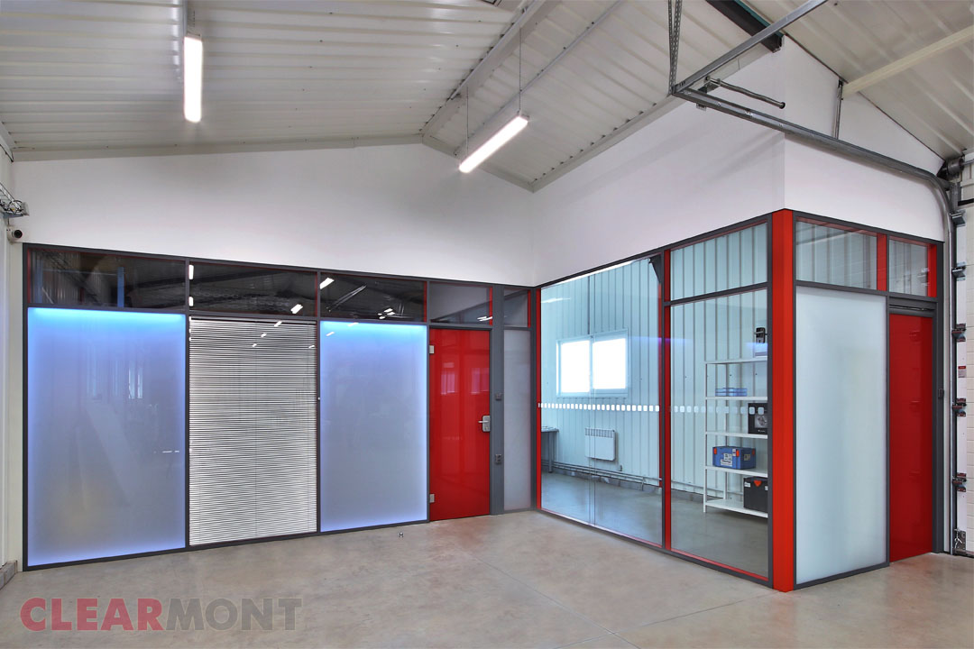 Akustické přestavitelné příčky