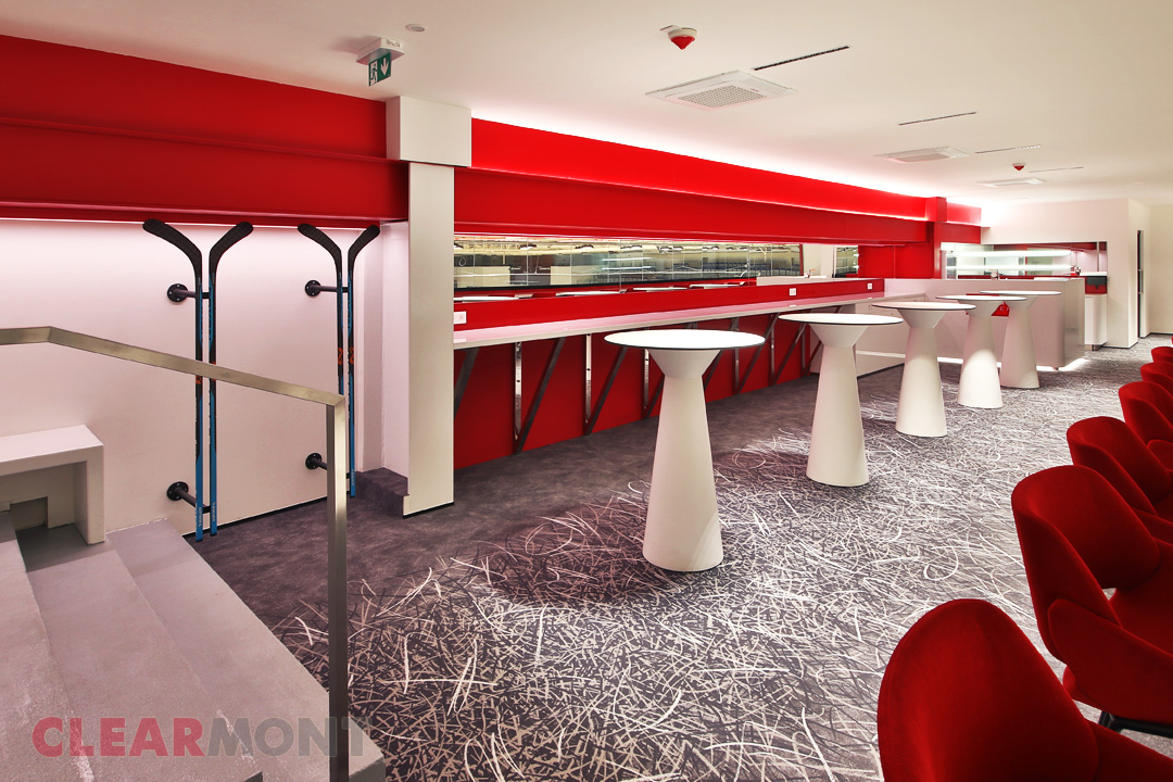 VIP zóna RT Torax aréna interiér