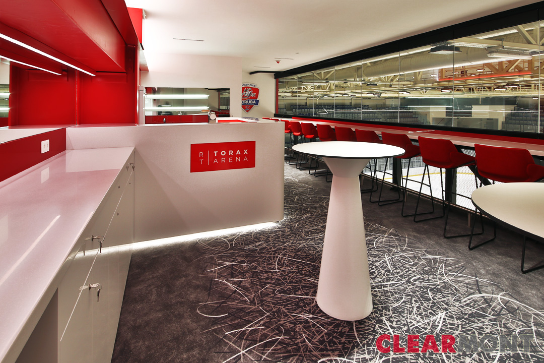 VIP zóna RT Torax aréna interiér